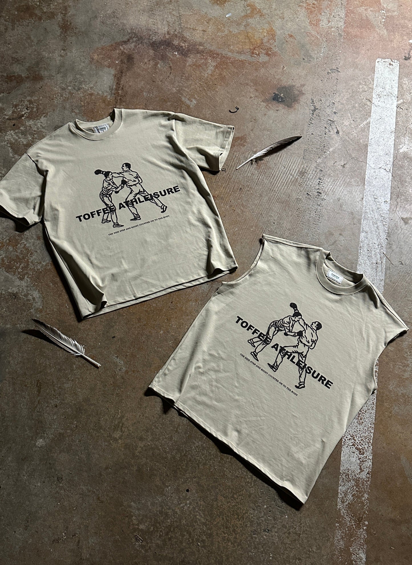 Light Coffee Boxing Tee