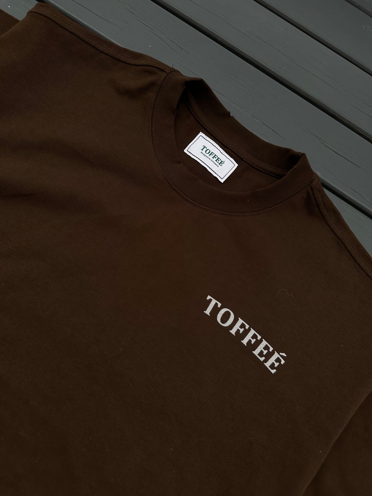 Brown Dumbbell Tee