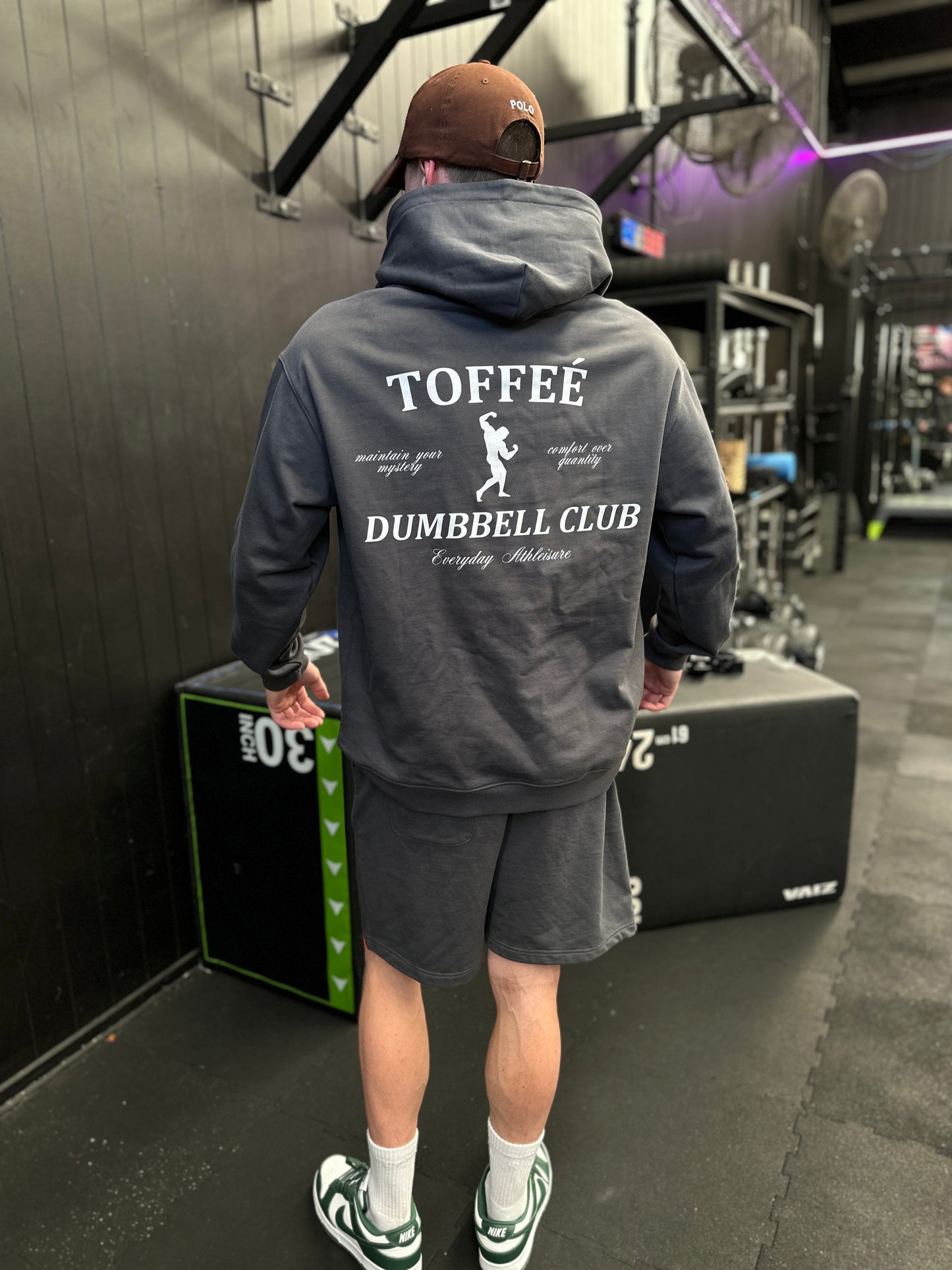 Charcoal Dumbbell Hoodie