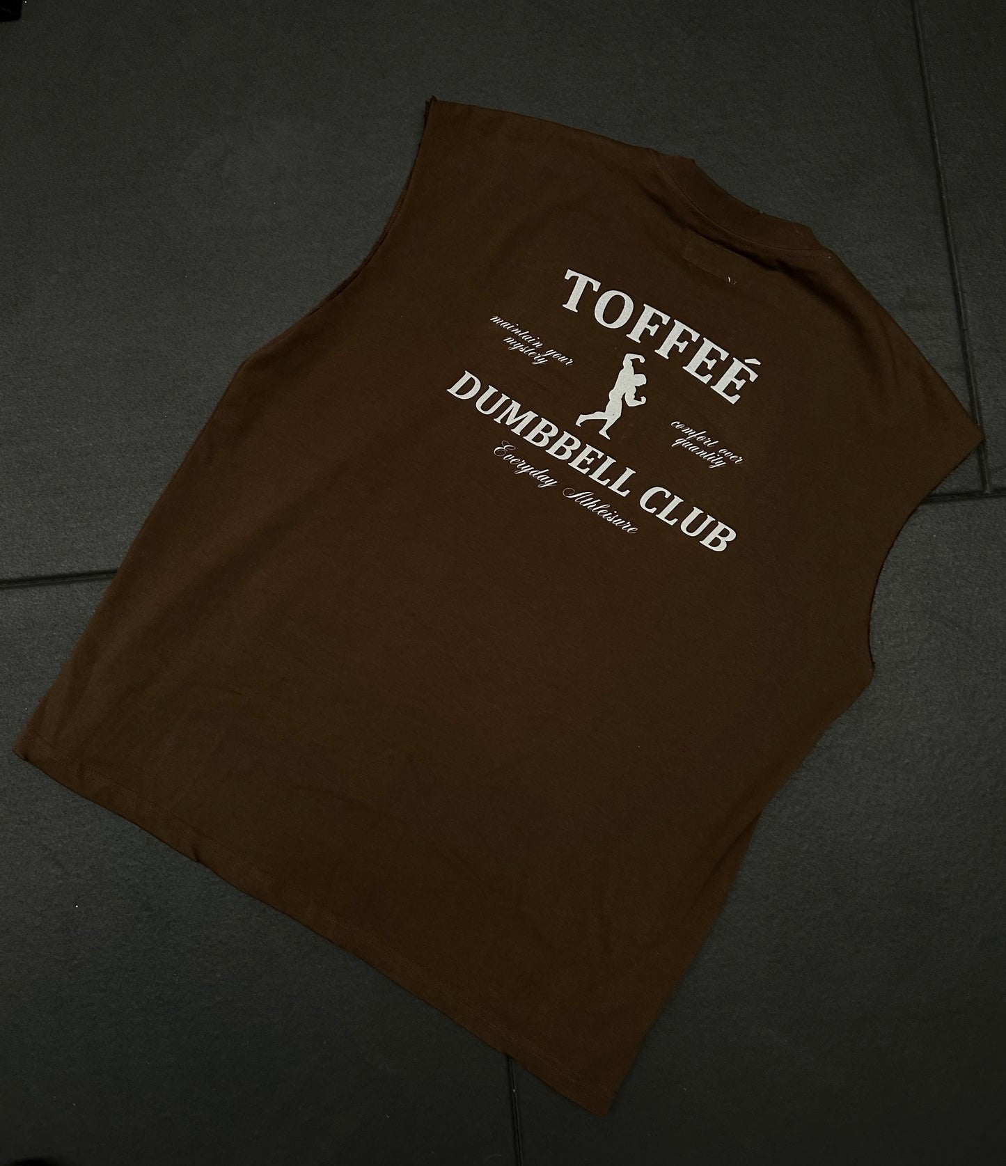 Brown Dumbbell Tee
